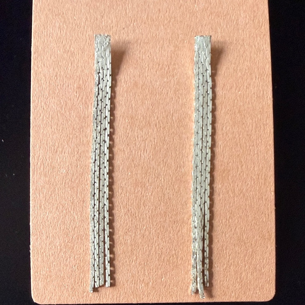 Elegant Silver Dangle Earrings